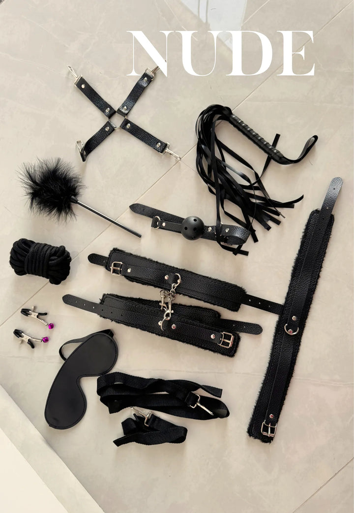 SET BONDAGE BLACK